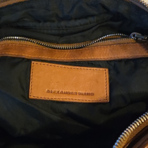 Alexander Wang Brown Leather Messenger Bag - Picture 6 of 7